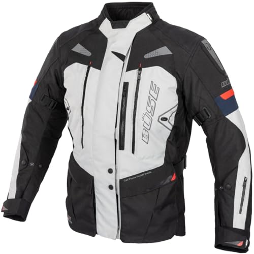 Büse Monterey Motorradjacke Herren Textil Hellgrau 52 von Büse