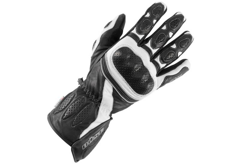 Büse Motorradhandschuhe Büse Pit Lane Handschuh schwarz / weiß Herren Kevlar von Büse