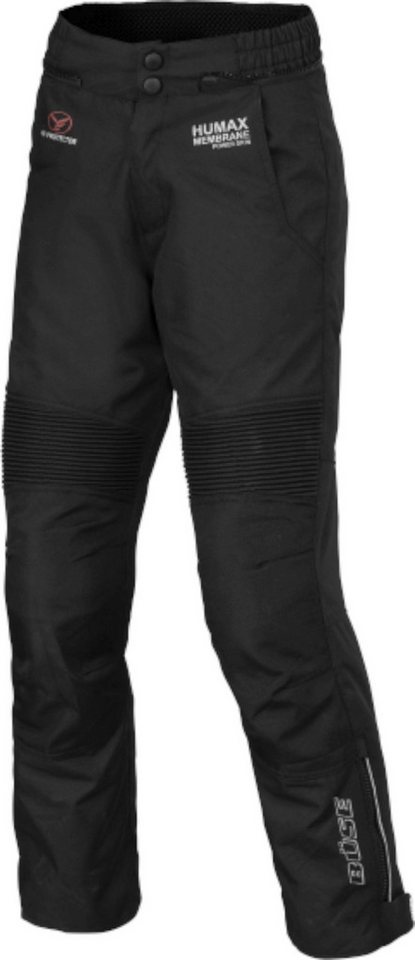 Büse Motorradhose BÜSE Rider wasserdichte Kinder Motorrad Textilhose Verbindungsreißverschluss,Knieprotektoren enthalten,wasserdicht von Büse