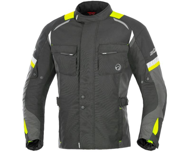 Büse Motorradjacke Büse Breno Textiljacke schwarz / gelb Herren XS von Büse