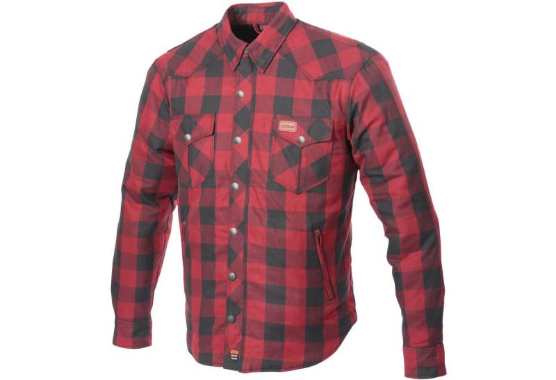 Büse Motorradjacke Büse Fairbanks Textilhemd Rot atmungsaktiv von Büse