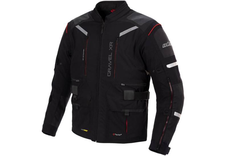 Büse Motorradjacke Büse Gravel XR Textiljacke Schwarz atmungsaktiv von Büse