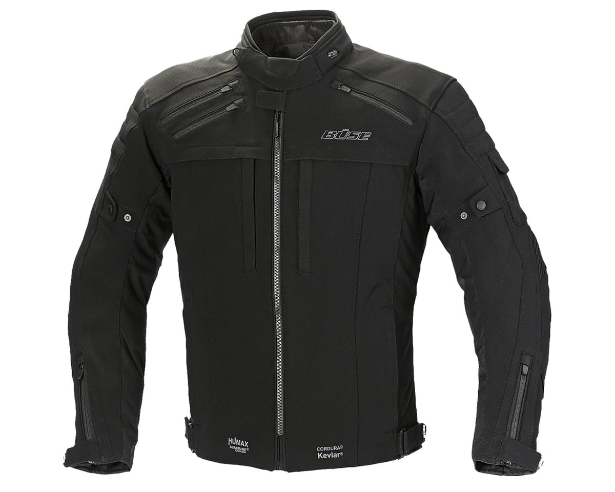 Büse Motorradjacke Büse Nardo 3 Textiljacke schwarz Herren 50 von Büse