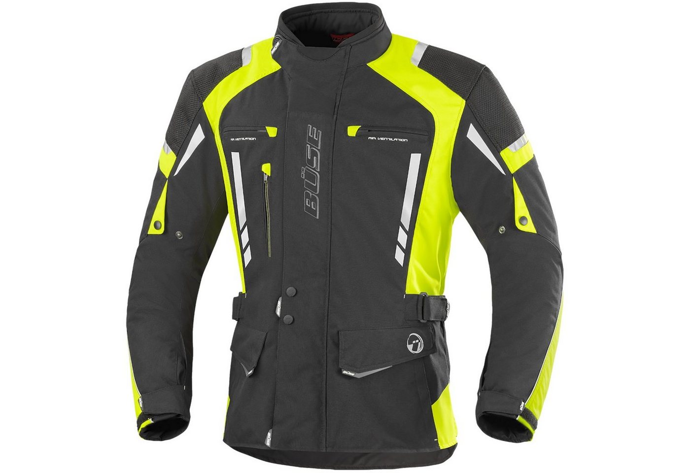 Büse Motorradjacke Büse Torino Pro Herren Jacke schwarz / neongelb S von Büse