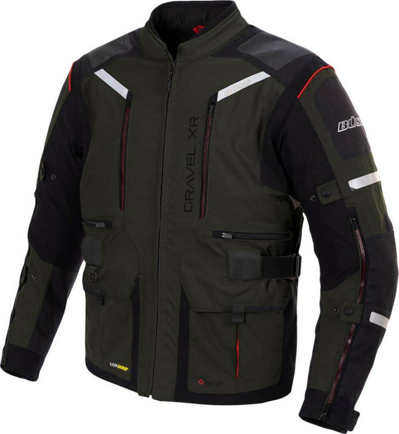 Büse Motorradjacke Gravel XR wasserdichte Motorrad Textiljacke herausnehmbares Innenfutter,wasserdicht von Büse