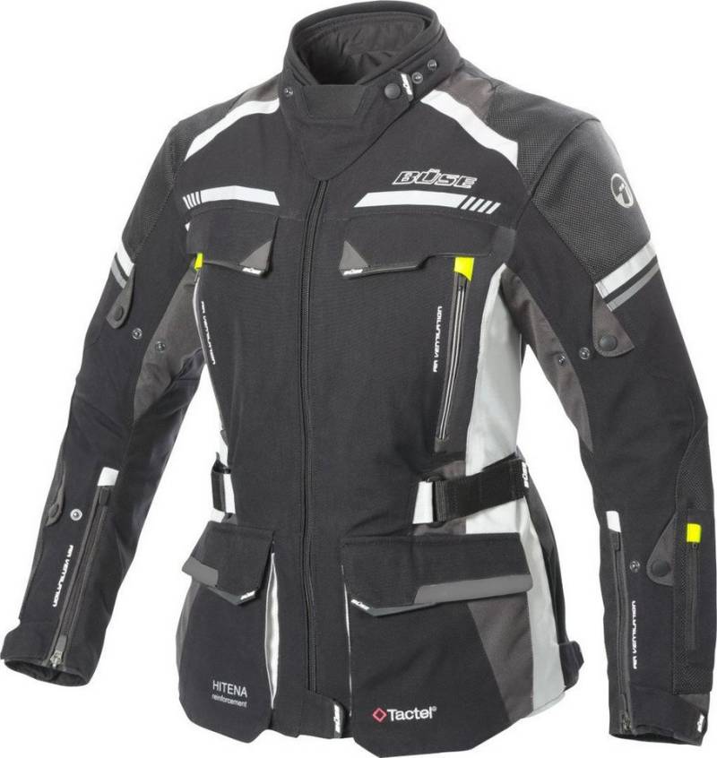 Büse Motorradjacke Highland 2 Damen Motorrad Textiljacke (winddicht) Wasserdicht Atmungsaktiv winddicht von Büse