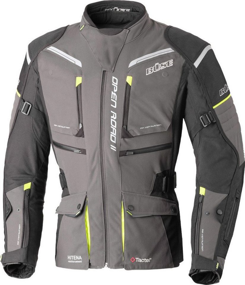 Büse Motorradjacke Open Road II Motorrad Textiljacke herausnehmbare Membrane von Büse