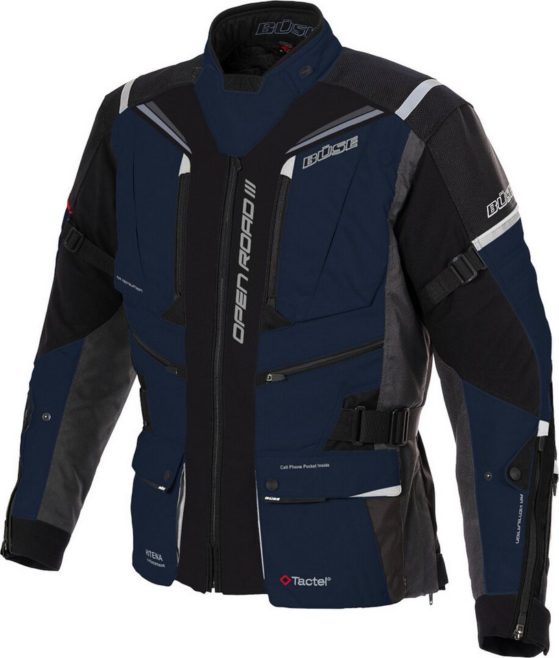 Büse Motorradjacke Open Road III wasserdichte Motorrad Textiljacke herausnehmbare Membrane,wasserdicht von Büse