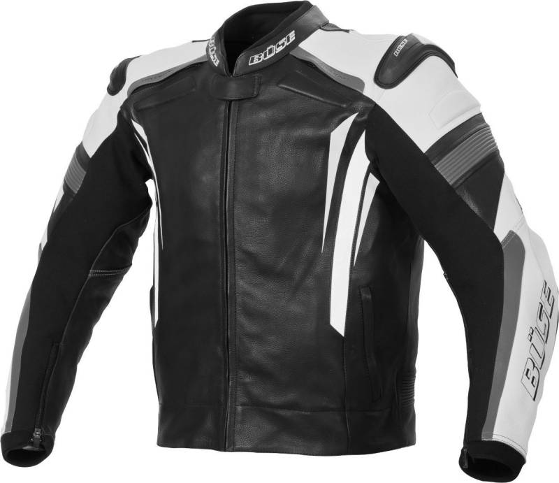 Büse Motorradjacke Track Motorrad Lederjacke Rückenprotektor enthalten von Büse