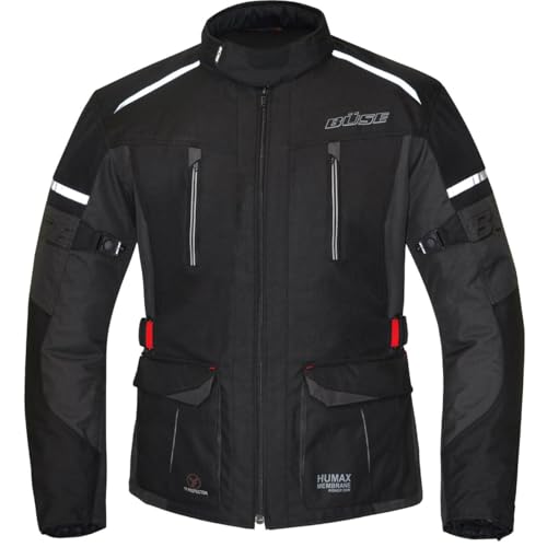 Büse Rider Motorradjacke Textil Schwarz Herren 4XL von Büse