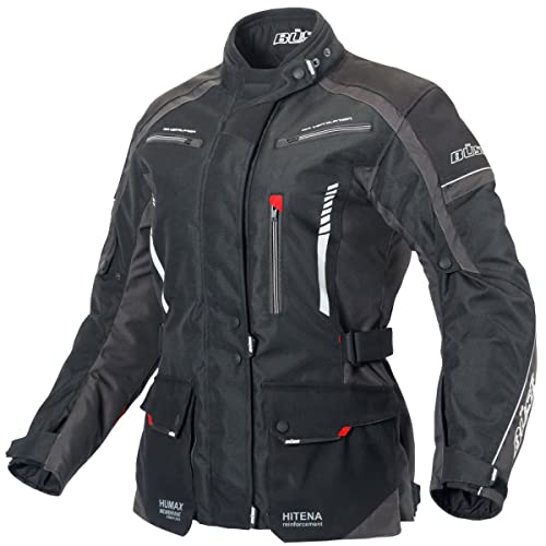 Büse Torino II Textiljacke Motorradjacke schwarz/anthrazit Damen 52 von Büse