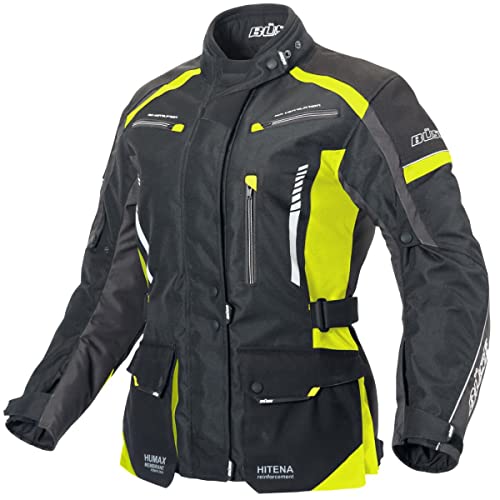 Büse Torino II Textiljacke Motorradjacke schwarz/neongelb Damen 36 von Büse