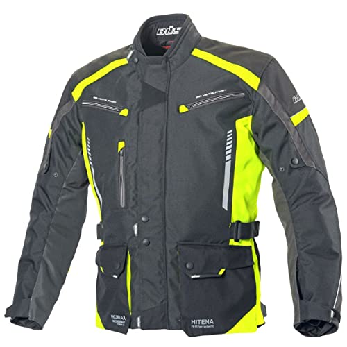 Büse Torino II Textiljacke schwarz/neongelb Herren 6XL von Büse