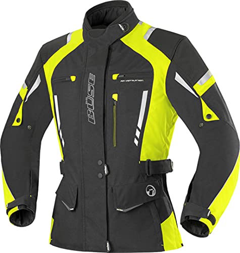 Büse Torino Pro Damen Motorrad Textiljacke 38 Schwarz/Grün von Büse