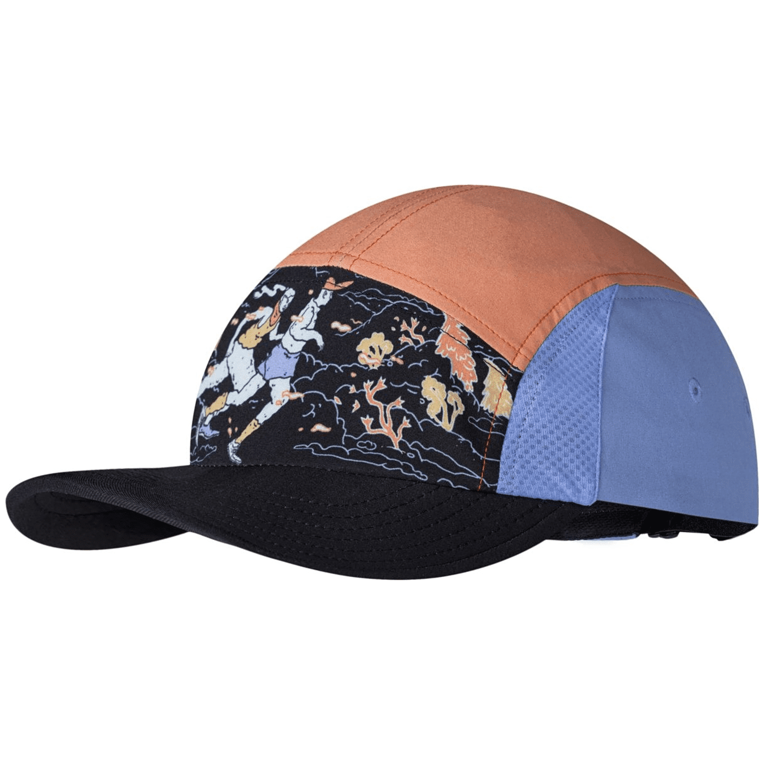 5 Panel Pow Running Multicolor von Buff