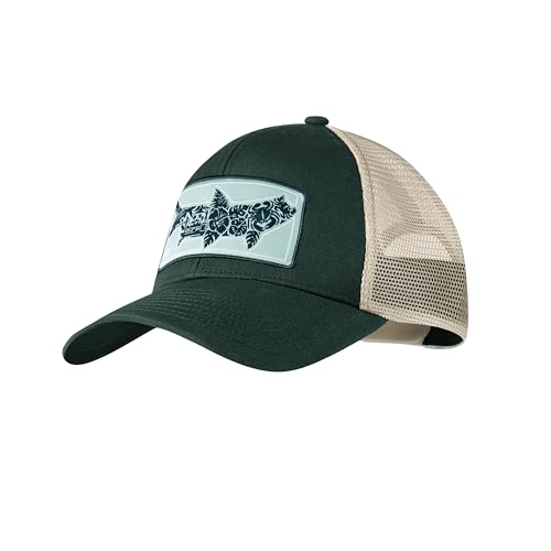 BUFF®| Kappe Explore Trucker Männlich Weiblich Erwachsene Verstellbar, Komfortabel, Atmungsaktiv, Qualität, Modern, Outdoor, L/XL, Vert Salt von Buff