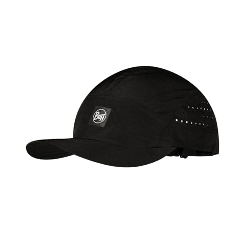 BUFF®| Kappe Speed Männlich Weiblich Erwachsene Leicht, Faltbar, Recycelte Materialien, UPF 50 Schutz, Laufen, Sport, S/M, Noir von Buff