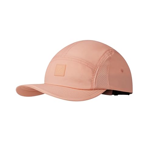 BUFF®| Kappe 5 Panel Go Männlich Weiblich Erwachsene Flexibel, UPF50, Verstellbar, Nachhaltig, Leicht, Laufen, Recycelte Materialien, Komfortabel, S/M, Rosa Coral von Buff