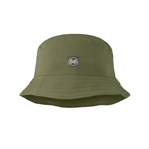 BUFF®| Kappe Adventure Bucket Männlich Weiblich Erwachsene Verstellbar, Komfortabel, Schutz UPF50, Faltbar, Outdoor, Erkunden, Abenteuer, L/XL, Vert von Buff