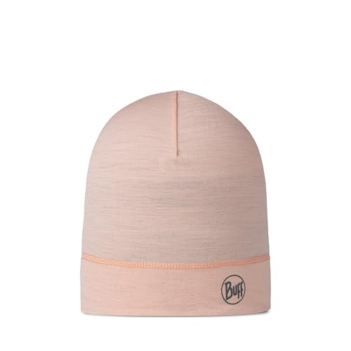 BUFF®| Mütze Merino Lightweight Männlich Weiblich Erwachsene Multifunktionaler Schal aus 100% Merinowolle, Wandern, Outdoor, Nachhaltig, Leicht, Schlanke Passform, Einheitsgröße, Rosa von Buff