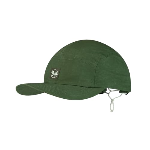 BUFF®| Kappe 5 Panel Explore Männlich Weiblich Erwachsene Flexibel, UPF50, Abenteuer, Verstellbar, Recycelte Materialien, Komfortabel, Qualität, Einheitsgröße, Vert von BUFF