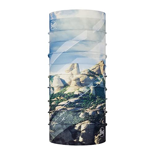 BUFF Coolnet UV+ Multifunktionstuch Montserrat (Berge), blau von Buff