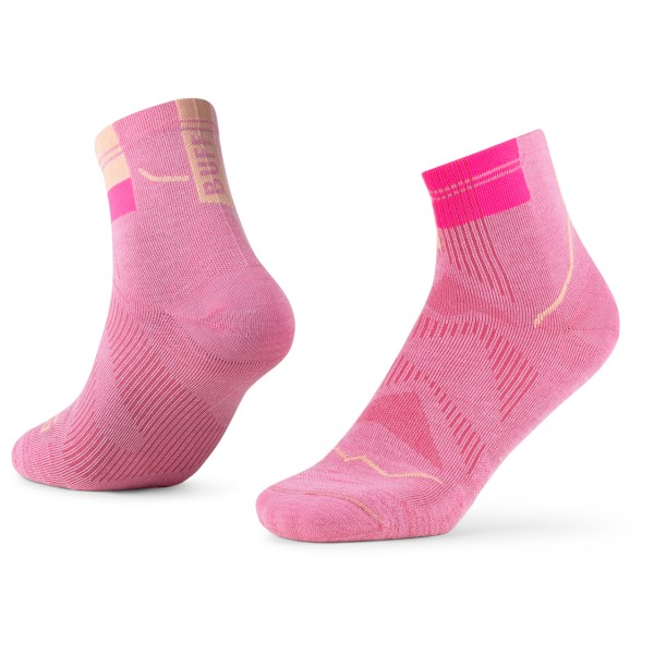 Buff - Coolnet Quarter Sock - Laufsocken Gr L - EU: 42-44 rosa von Buff