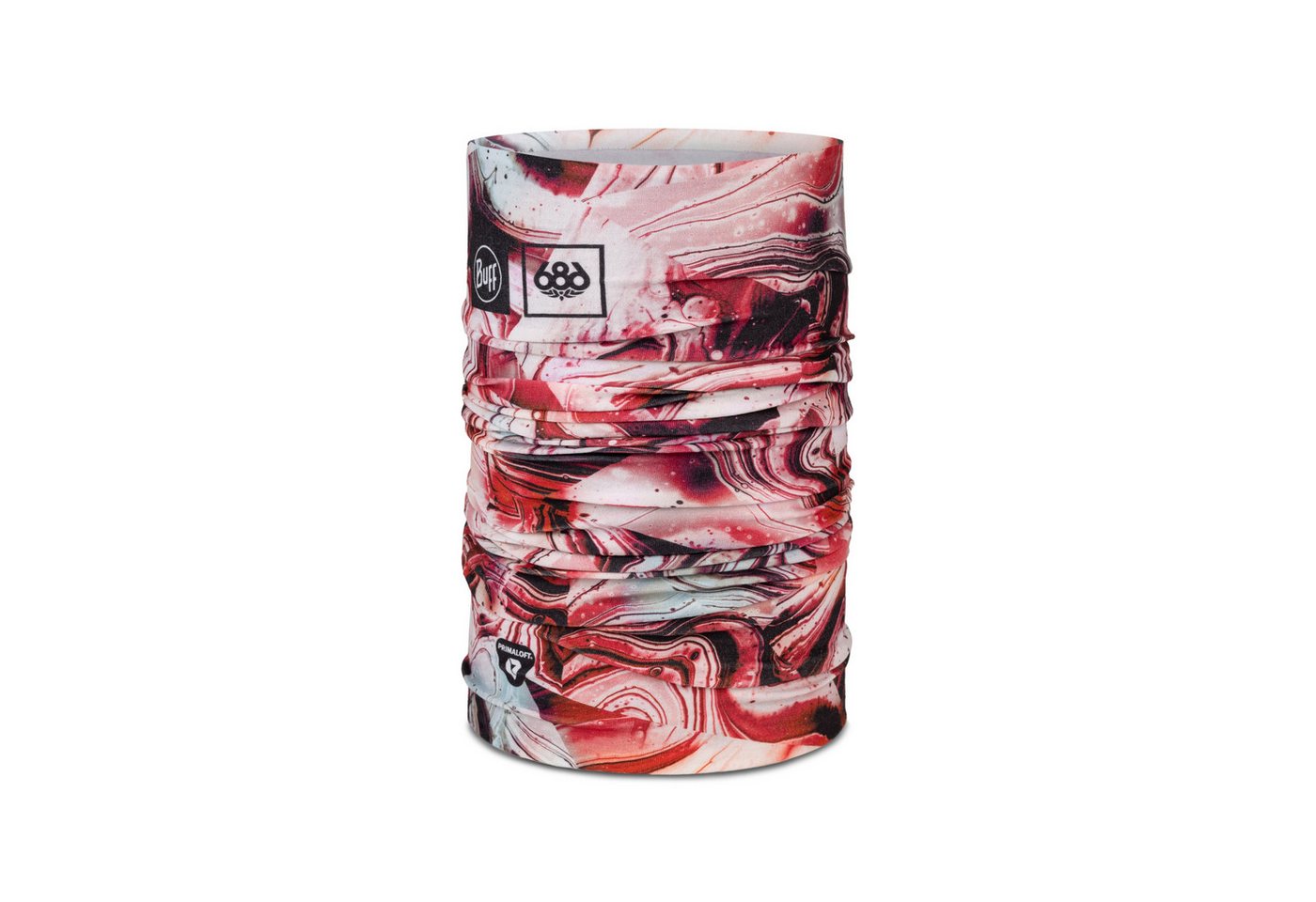 Buff Halstuch Thermonet Multifunktions-Schlauchtuch / Thermoschal rot-marmoriert von Buff
