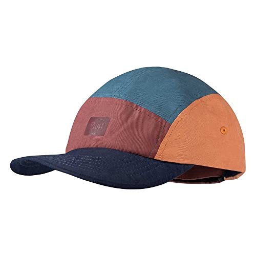 BUFF®| Kappe 5 Panel Go Junge Mädchen Flexibel, UPF50, Verstellbar, Nachhaltig, Leicht, Laufen, Recycelte Materialien, Komfortabel, Einheitsgröße, Multi von Buff