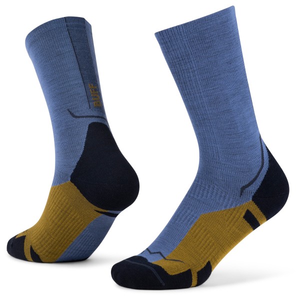 Buff - Merino Lightweight Crew Sock LWC4 - Merinosocken Gr M - EU: 39-41 blau Buff - Merino Lightweight Crew Sock LWC4 - Merinosocken Gr M - EU: 39-41 blau von Buff