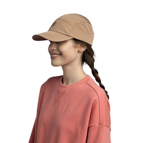 Buff Speed Cap Solid Laufmütze Atmungsaktiv Ultraleicht Erhältlich in zwei Größen und verschiedenen Farben (IT, Text, L, XL, Coyote), braun von Buff