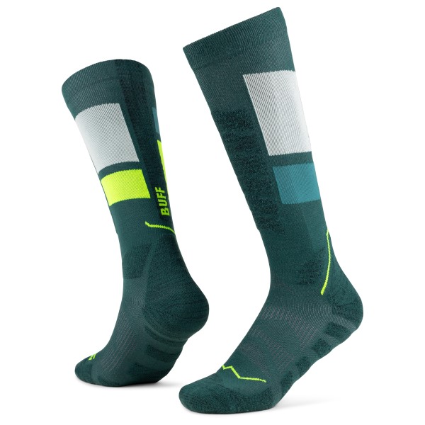 Buff - Thermonet Over The Calf - Skisocken Gr XL - EU: 45-47 blau von Buff