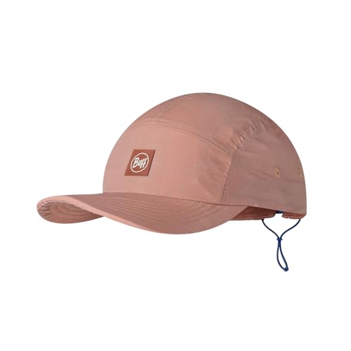 BUFF®| Kappe 5 Panel Explore Männlich Weiblich Erwachsene Flexibel, UPF50, Abenteuer, Verstellbar, Recycelte Materialien, Komfortabel, Qualität, Einheitsgröße, Rouge von Buff