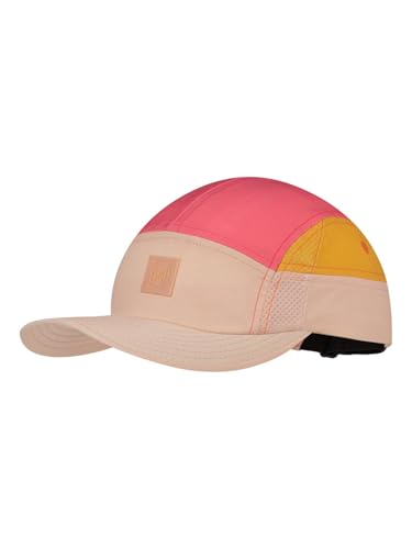 BUFF®| Kappe 5 Panel Go Männlich Weiblich Erwachsene Flexibel, UPF50, Verstellbar, Nachhaltig, Leicht, Laufen, Recycelte Materialien, Komfortabel, S/M, Rosa von Buff
