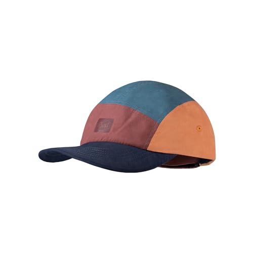BUFF®| Kappe 5 Panel Go Junge Mädchen Flexibel, UPF50, Verstellbar, Nachhaltig, Leicht, Laufen, Recycelte Materialien, Komfortabel, Einheitsgröße, Multi von Buff