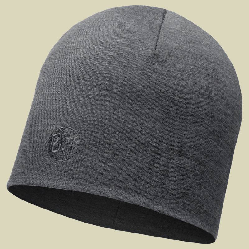 Heavyweight Merino Wool Hat one size Farbe loose solid grey Heavyweight Merino Wool Hat one size Farbe loose solid grey von Buff