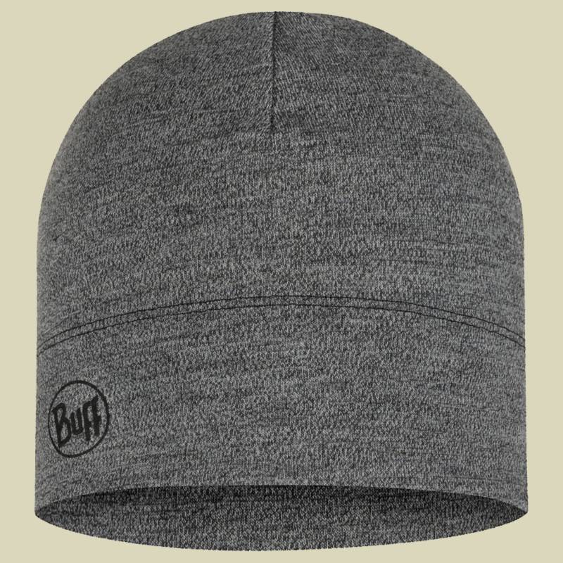 Midweight Merino Wool Beanie grau one size - melange light grey von Buff