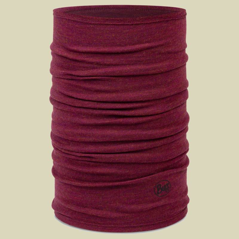 Midweight Merino Wool Neckwear rot one size - melange tibetan red von Buff