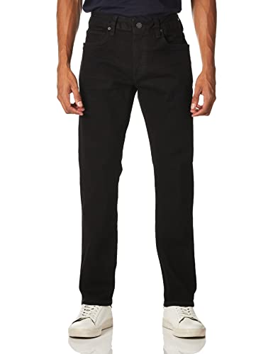 Buffalo David Bitton Herren Ash X Slim Fit Jeans, Schwarz Denim, 33W / 30L von Buffalo David Bitton