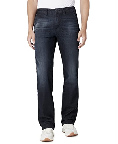 Buffalo David Bitton Herren Entspannt gerade angetrieben Jeans, Dark Night, 38W / 32L von Buffalo David Bitton
