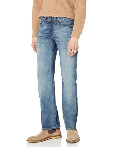 Buffalo David Bitton Herren Men's Driven Relaxed Denim Jeans, Indigo, 36W / 32L von Buffalo David Bitton