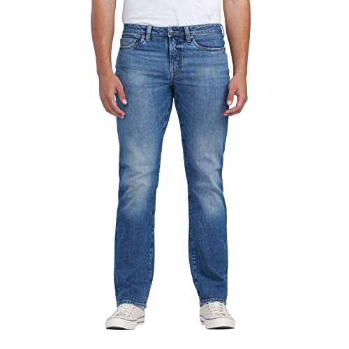 Buffalo David Bitton Herren Straight Driven Fashion Jeans, Crinkled and Sanded 22, 36W / 30L von Buffalo David Bitton