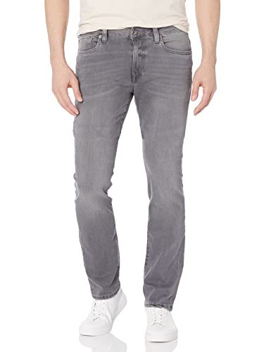 Buffalo David Bitton Herren Slim Ash Jeans, Grau geschliffen, 31W / 34L von Buffalo David Bitton