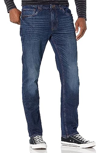 Buffalo David Bitton Herren Slim Ash Jeans, Indigo, 42W / 30L von Buffalo David Bitton