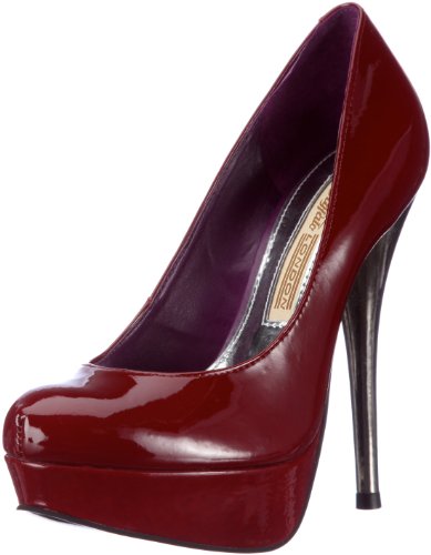 Buffalo London Damen 14947-642 PATENT Soft Pumps, Rot (Cherry 02), 39 von Buffalo