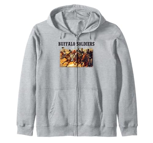 Buffalo Soldiers Afroamerikanische Geschichte für Männer und Frauen. Kapuzenjacke Buffalo Soldiers Afroamerikanische Geschichte für Männer und Frauen. Kapuzenjacke von Buffalo Soldiers African American History