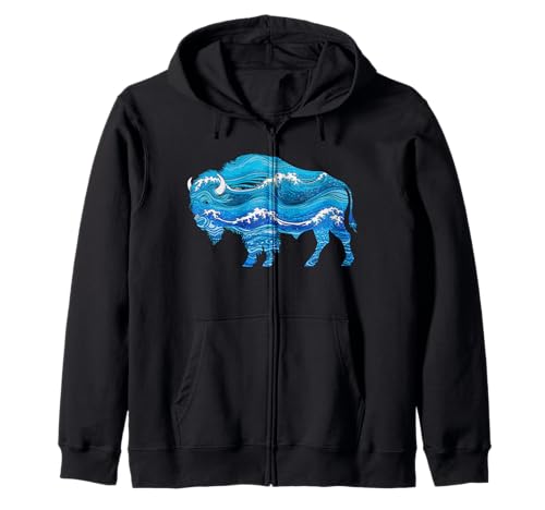 Buffalo Tshirt Männer Frauen New York Buffalo Bison Retro Kapuzenjacke von Buffalo TShirt Männer Frauen Buffalo Liebhaber