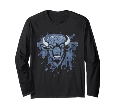 Buffalo Tshirt Männer Frauen New York Buffalo Bison Retro Langarmshirt von Buffalo TShirt Männer Frauen Buffalo Liebhaber