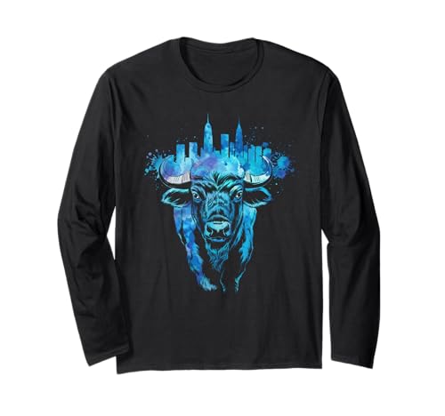 Buffalo Tshirt Männer Frauen New York Buffalo Bison Retro Langarmshirt von Buffalo TShirt Männer Frauen Buffalo Liebhaber
