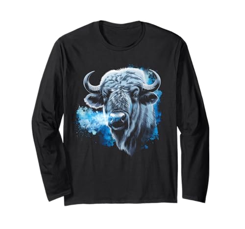 Buffalo Tshirt Männer Frauen New York Buffalo Bison Retro Langarmshirt von Buffalo TShirt Männer Frauen Buffalo Liebhaber